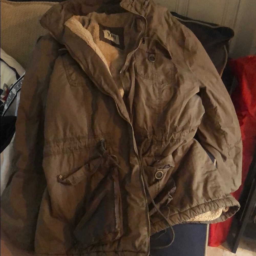 Green army jacket